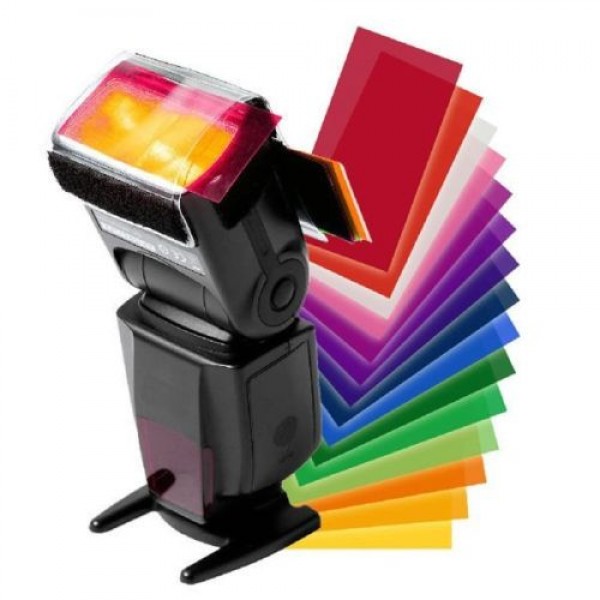 12pcs Flash Gel Color Diffuser