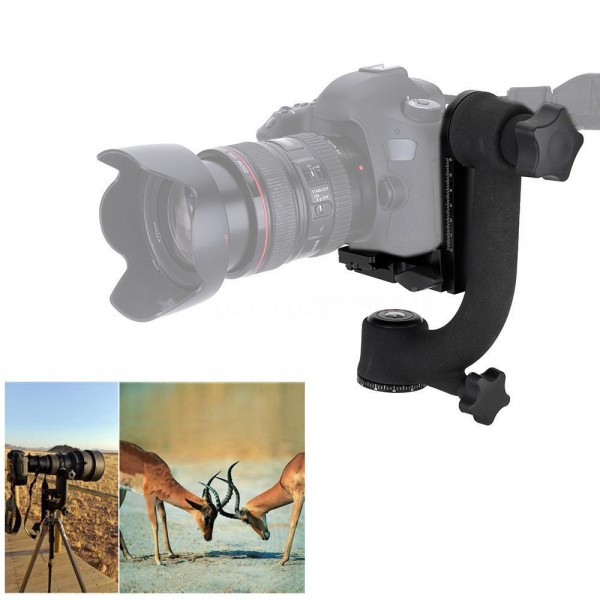 Στιβαρή κεφαλή 360°Panorama Gimbal Tripod Head για 18kg