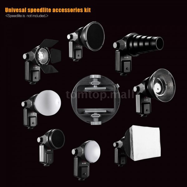 All in one Flash Accessories Kit+Universal Mount