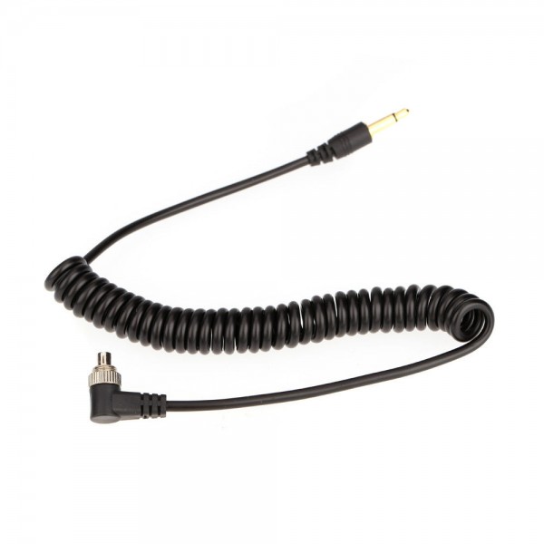 Flash Sync Cable Cord with Screw Lock for Trigger Receiver