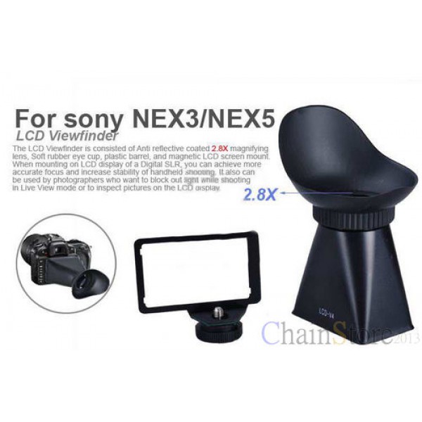 Sony NEX-3/ NEX-5/ NEX-5C/ NEX-5N -  2.8X 3" LCD Viewfinder