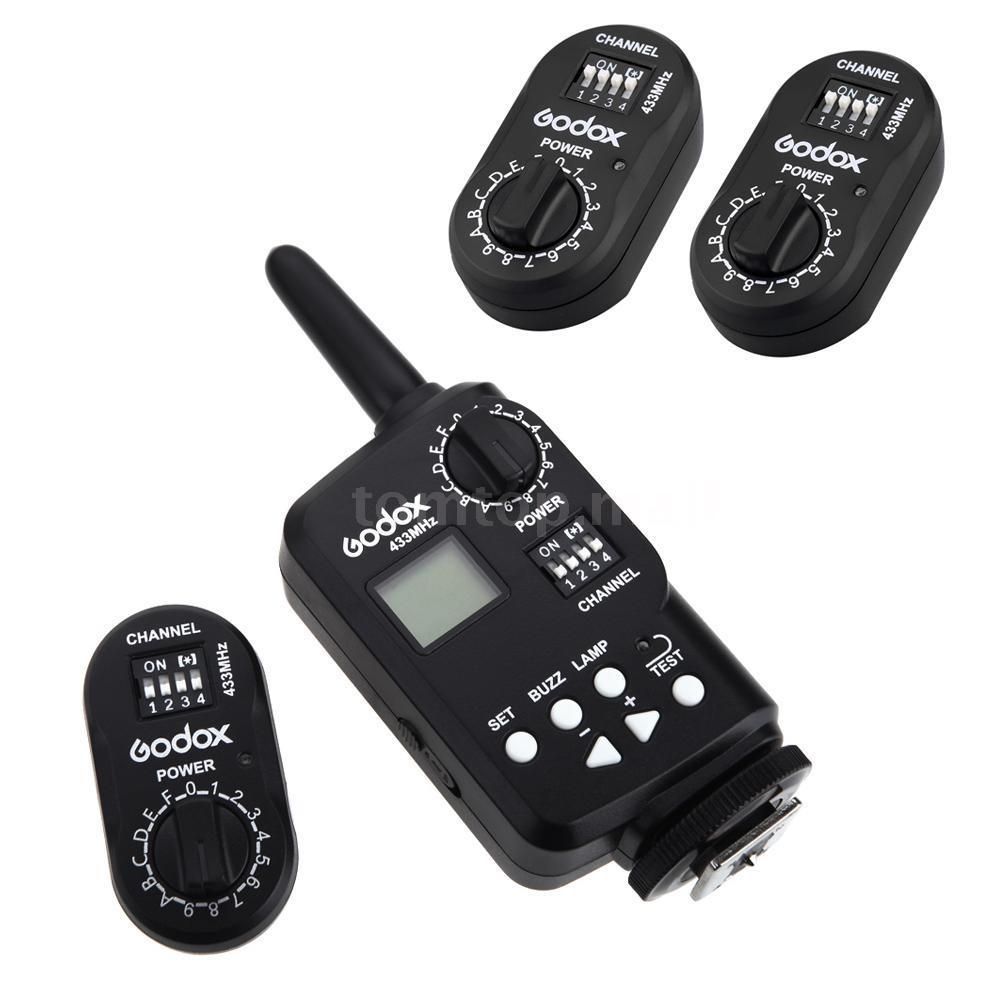3Pcs USB Port Receiver Godox FT-16 Wireless Control Flash Transmitter Trigger
