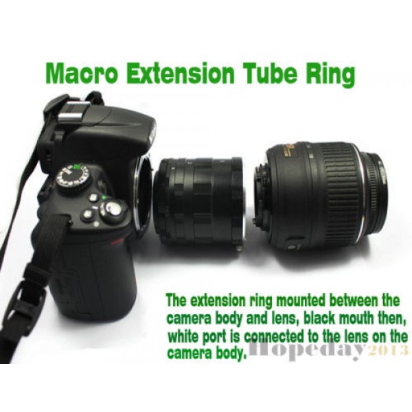 5 parts Macro Extension Tube Ring For Nikon (Metal version)