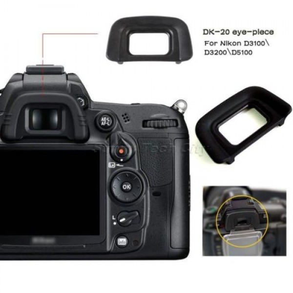 DK-20 PhotoCame Eyecup for Nikon D50, D60, D70s, D5100, D3200, D3100, D3000