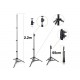 New Outletvideo "XL2" STUDIO KIT ALL IN ONE+ "XL" Havy Backdrop Kit (1350W – 22.000 Lumens) New Outletvideo "XL2" STUDIO KIT ALL IN ONE+ "XL" Havy Backdrop Kit (1350W – 22.000 Lumens)