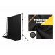 PhotoCame Black 100% Cotton Studio Background (6x3m) PhotoCame Black 100% Cotton Studio Background (6x3m)
