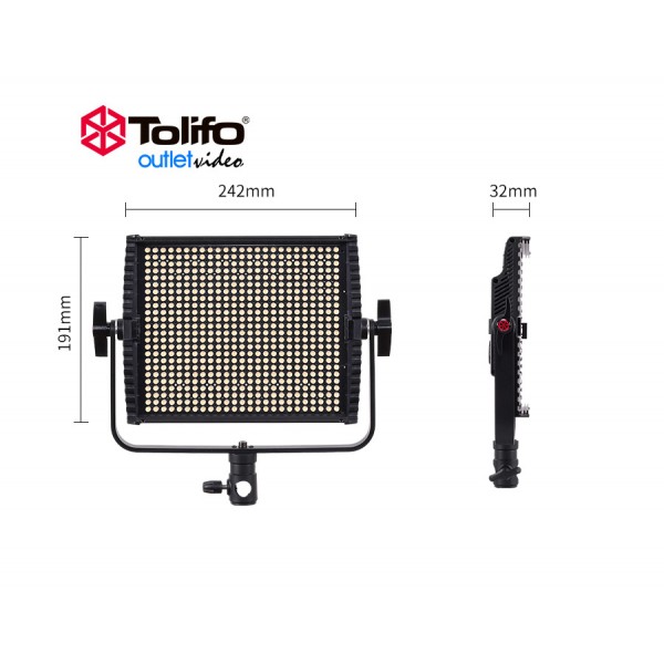 Νέο TOLIFO 600MS MARK 2 - CRI 95 φωτιστικό LED με τροφοδοτικό (Daylight Version)