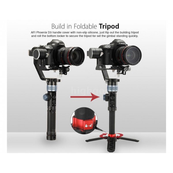 Ηλεκτρονικός σταθεροποιητής εικόνας AFI Phoenix D3 Gimbal για έως 3.2kg