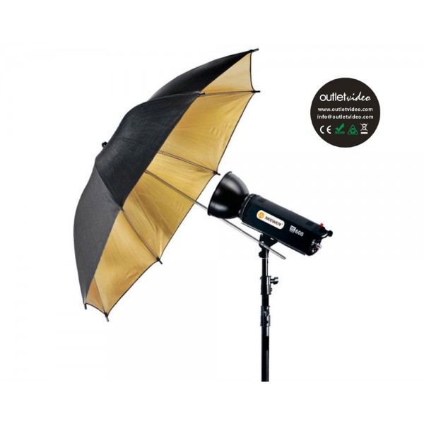 Φωτογραφική ομπρέλα αντανάκλασης Gold Reflective 100cm
