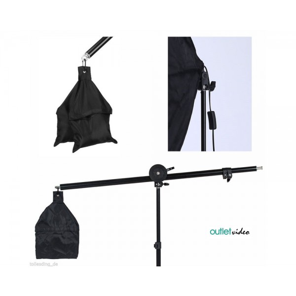 Ολοκληρωμένο σετ OutletVideo XL3 Softbox kit με φωτογραφικό τραπέζι Still life