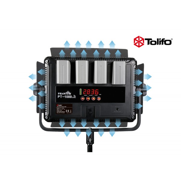 Φωτιστικό LED TOLIFO 1000 CRI 95 με τροφοδοτικό (Bi Color 7.200 LM)