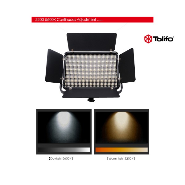 Φωτιστικό LED TOLIFO 1000 CRI 95 με τροφοδοτικό (Bi Color 7.200 LM)