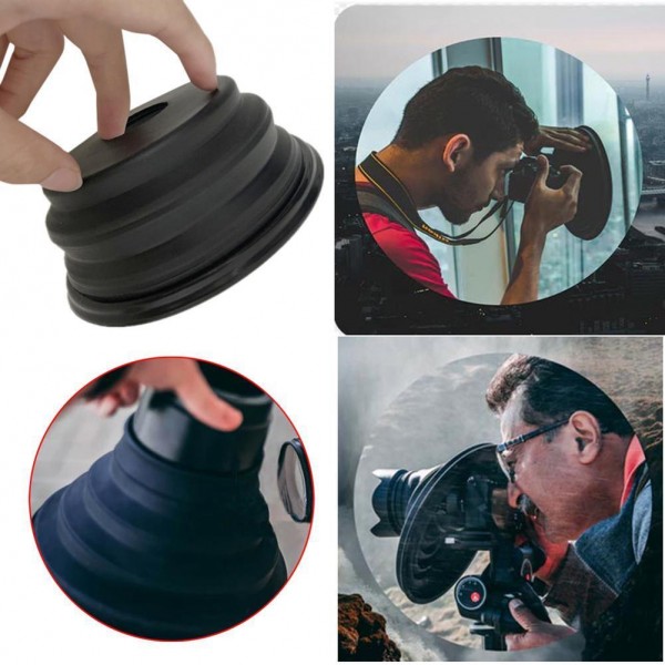 120mm Universal  Block Out Glass Photography Lens Hood