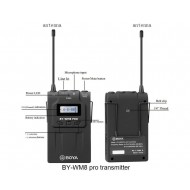 BOYA TX8 πομπός μικροφώνου πέτου για BY-WM8 System