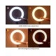 Tolifo 360 SMD LED Ring Photography Light Make up + Phone Holder (Bi Color 40W - 4000 LM - AC Type) Tolifo 360 SMD LED Ring Photography Light Make up + Phone Holder (Bi Color 40W - 4000 LM - AC Type)