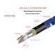 WOXLINE 0.3m XLR 3 Pin Male to Female Cable Cord WOXLINE 0.3m XLR 3 Pin Male to Female Cable Cord