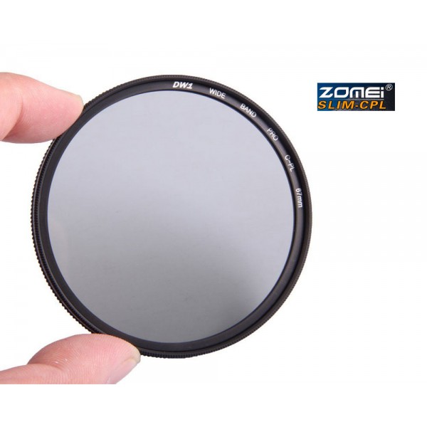72mm πολωτικό φίλτρο ZOMEI HD Ultra Slim CPL με ιαπωνικά κρύσταλλα