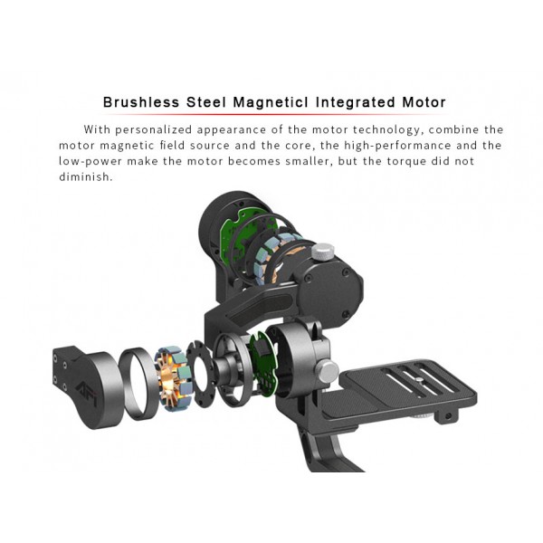 Ηλεκτρονικός σταθεροποιητής εικόνας 3-Axis AFI 3SD Gimbal για έως 1,7kg