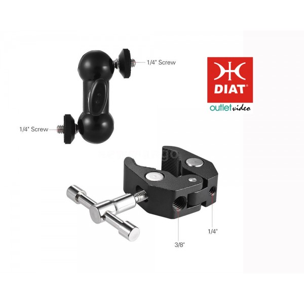 DIAT Clamp Ball Head Magic Arm (High quality)