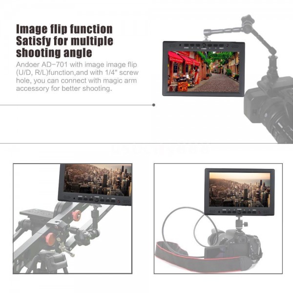 Bestview - Επαγγελματικό filmmakers 7 HDMI μόνιτορ για κάμερες (όλα σε ένα) 