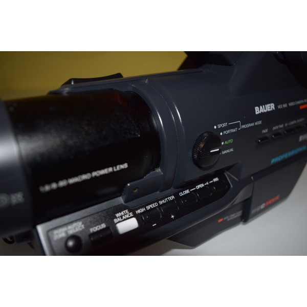 Vintage BAUER VCC662 VHS Camcorder