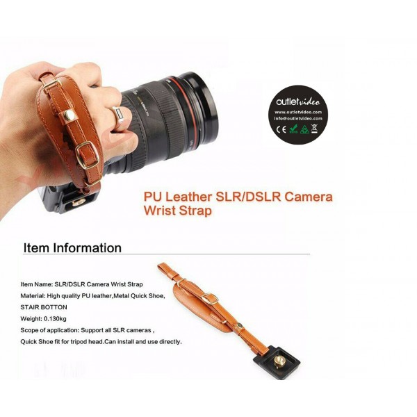 High Quality Camera Hand Wrist Strap+Metal Quick Release