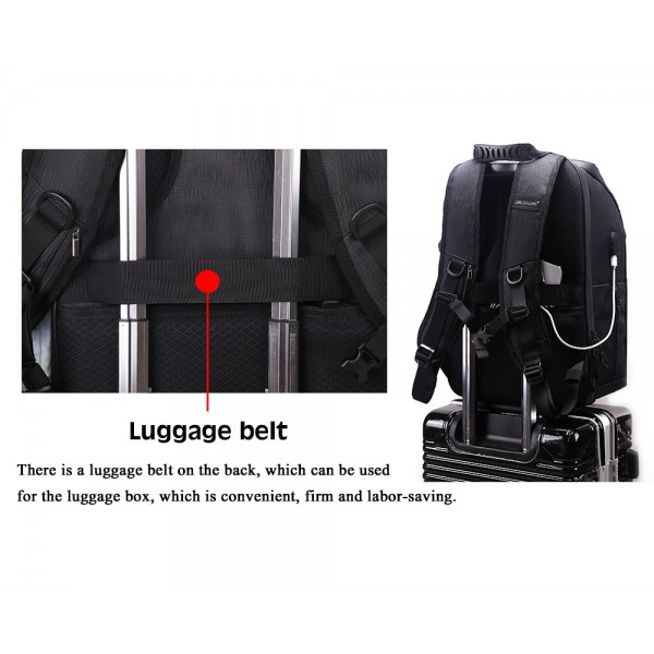 Φωτογραφική τσάντα πλάτης DIAT 250 με USB Interface (Μαύρο χρώμα)