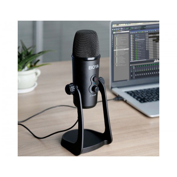 BOYA BY-PM700 USB στουντιακό μικρόφωνο για ζωντανές μεταδόσεις podcast 