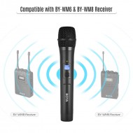 Original BOYA BY-WHM8 PRO Wireless Handheld Transmitter Cardioid Microphone (48 Channels)