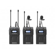 New Generation BOYA BY-WM8 PRO-K2 Wireless Microphone (Dual Receiver+2 Transmitters)