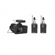 New Generation BOYA BY-WM8 PRO-K2 Wireless Microphone (Dual Receiver+2 Transmitters)