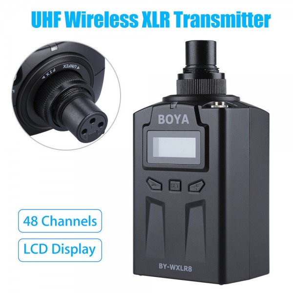 BY-WXLR8 PRO UHF ασύρματο XLR Plug-on
