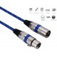 WOXLINE 0.3m XLR 3 Pin Male to Female Cable Cord WOXLINE 0.3m XLR 3 Pin Male to Female Cable Cord