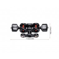 DIAT 320 Professional Dual Ball Head Magic Arm 1/4"