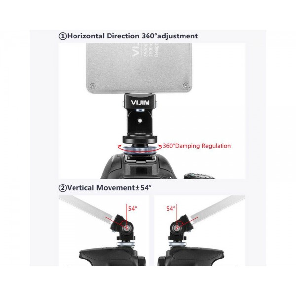 Professional Camera Ballhead Hot Shoe Adapter Mount