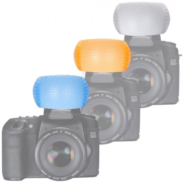 3 Colors set Pop-Up Flash Bounce Diffuser