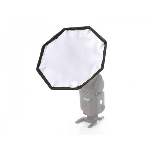 Octagon Silver Speedlite Flash Diffuser (20 cm)