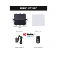 TOLIFO 10.000 Lumens CRI 95 Professional Studio Led + AC Power (SMD Technology)