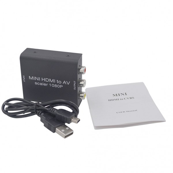 HDMI to 3RCA Audio Video Converter
