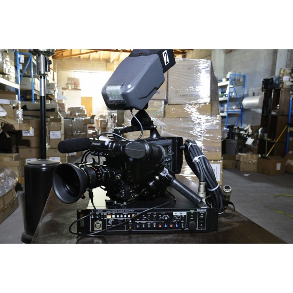 Μεταχειρισμένο kit Ikegami HL-DV7AW SDI 16:9 Camcorder + CCU Adapter + Cable + Viewfinder + Zoom