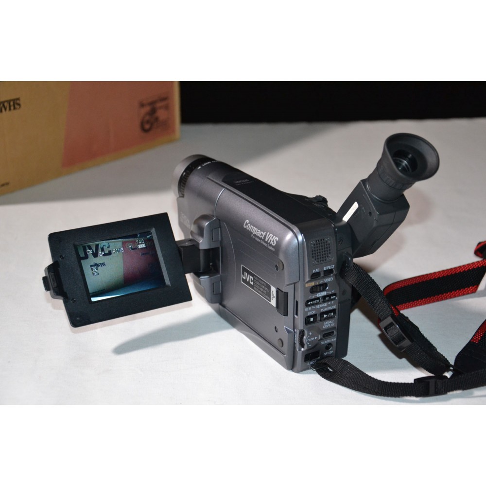 Vintage NTSC JVC GRAXM910 Boxed VHSC Camcorder + Accessories