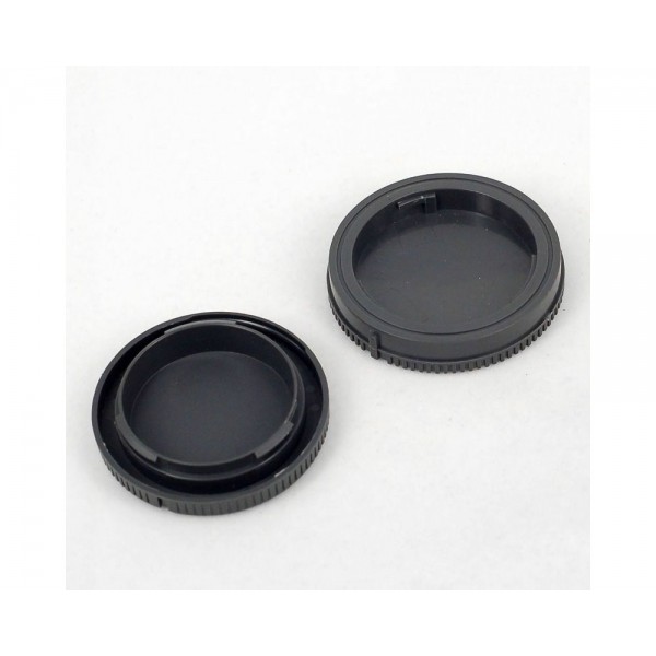 Replacement Body Cap + Rear Lens Cover for Sony E-Mount NEX Camera