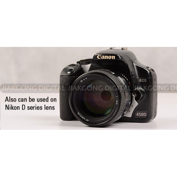 Nikon G AF-S AI F Lens to Canon EOS EF Mount Adapter  (without AF confirm chip)