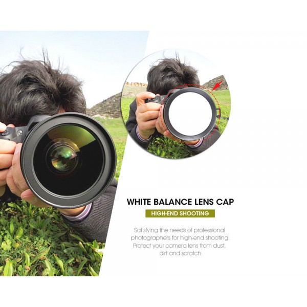 White Balance Lens Cap Studio DSLR (All Sizes)