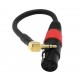 WOXLINE μετατροπέας 3 Pin Female XLR to 3.5mm 1/8" TRS Stereo Mini Jack