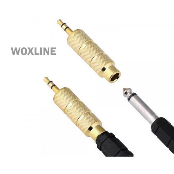WOXLINE μετατροπέας Stereo 3.5mm 1/8" Male To 6.5mm 1/4" Female