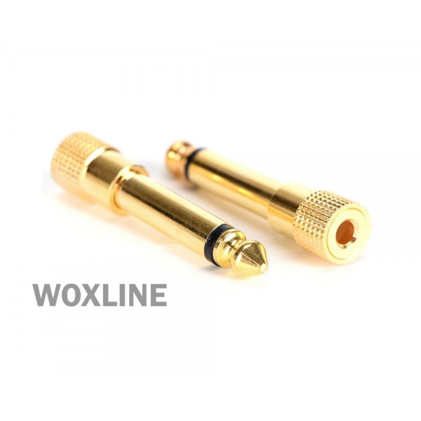 WOXLINE Audio Adapter 1/4" Male plug to 3.5mm 1/8" Female Jack