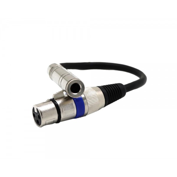 Καλώδιο 1/4 6.35mm Stereo Female Jack to XLR 3-Pin Female Audio Adapter Cable