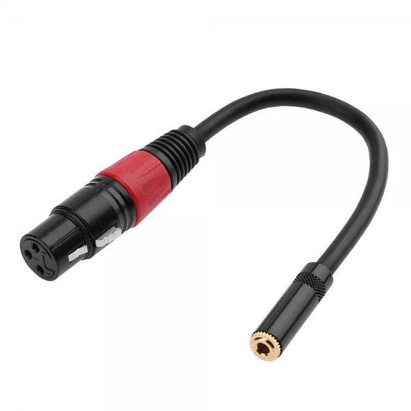 WOXLINE μετατροπέας XLR Female Jack to 3.5mm Female 1/8 TRS Stereo Microphone 