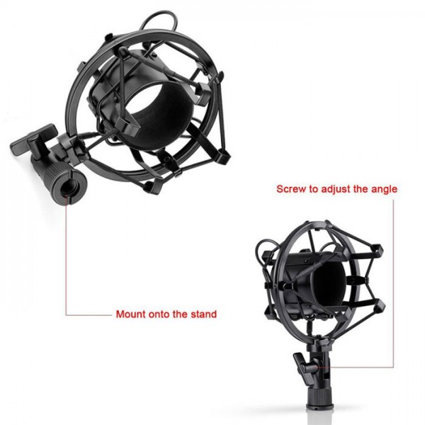 WOXLINE Universal Mic Microphone Shock Mount